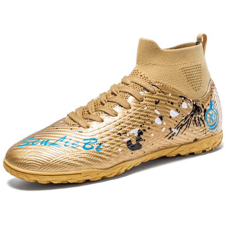 Sneakers Broken Spikes Middle School Student Training Children's Spikes Sports Adult High Top Football Shoes