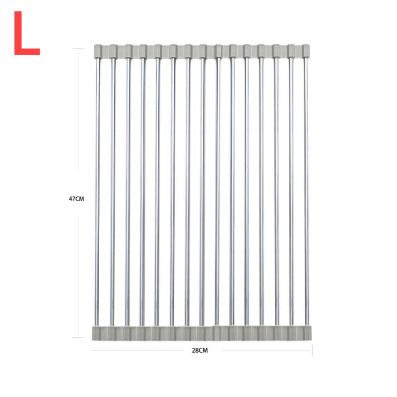 Силиконовая нержавеющая сталь сушилка для фруктов и овощей кухонная мойка полка кухонные принадлежности держатель для губки кухонные принадлежности сито