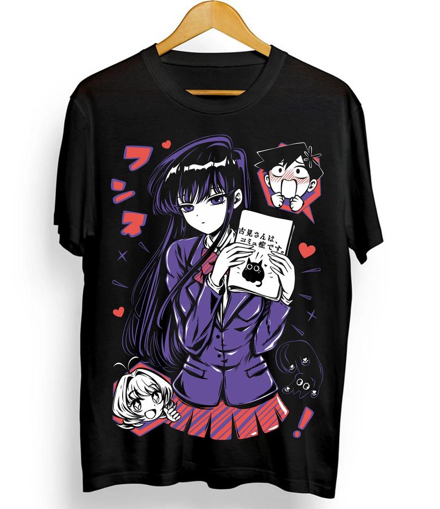 Komi San Can't Communicate T-Shirt,hitohito,omoharu,ren,anime,,all Size
