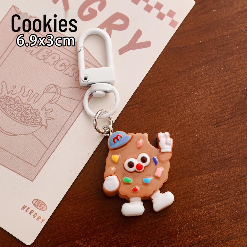 Брелок в виде мультяшного хлеба: Симпатичная сумка из смолы своими руками, очаровательный и забавный подарок для студентов