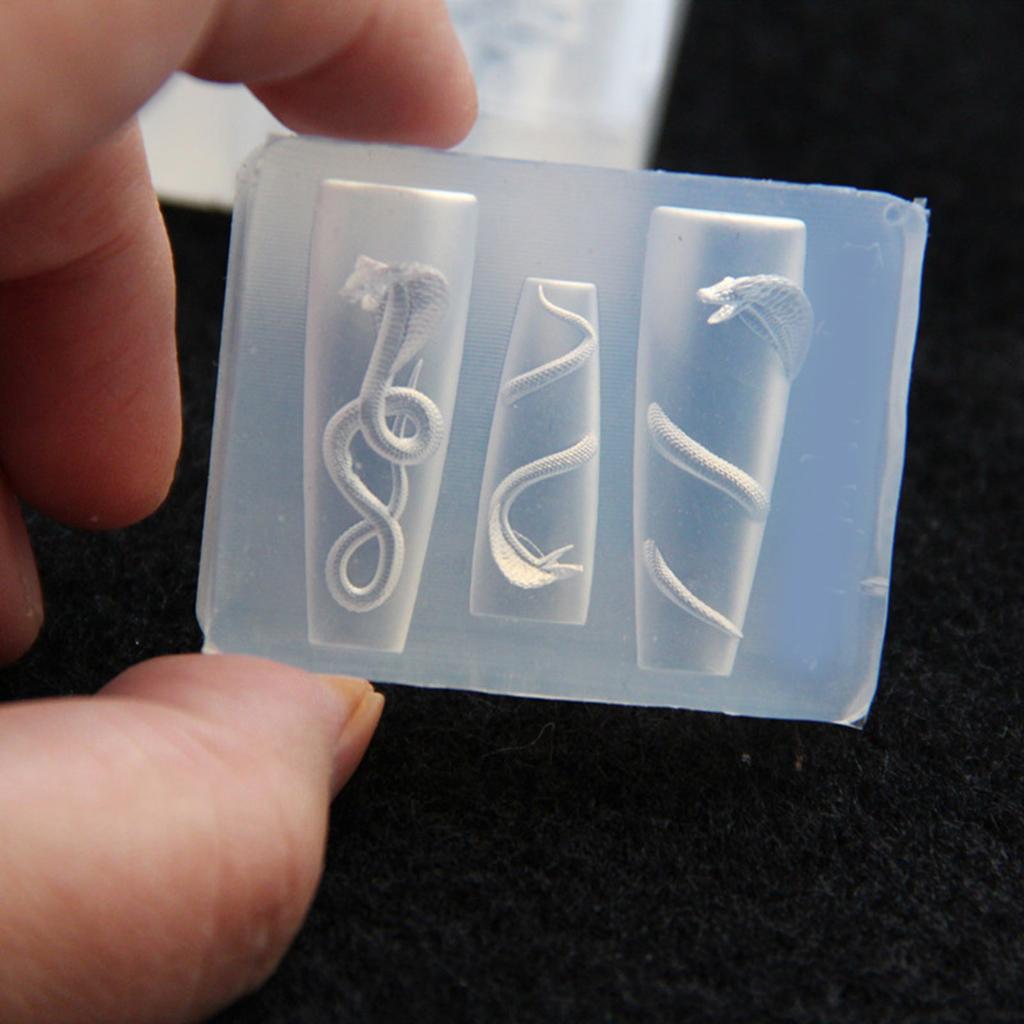 Creative Nail Art Silicone Mould for Easy Pattern and Designs Creation Soft Materials Fit Various Nail Shapes and Length