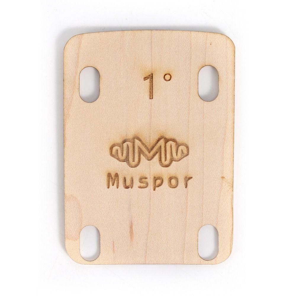 3 Pcs 0.25 0.5 1 Degree Guitar Maple Plate Maple Plate Wood Guitar Neck Shim for Bass Guitar