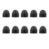 Yiooskl 10pcs M6 M8 M10 M12 Bolt Nut Protective Cap Hex Tool Kit Cover, Black/M12/18mm