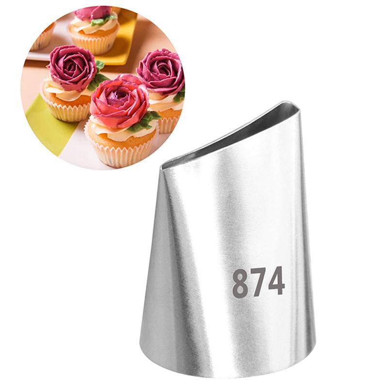 1Pc Large Size Rose Icing Piping Nozzles Cake Cream Decoration Tips Decor #874