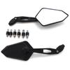 1Pair Motorcycle Rearview  Side Mirrors For Suzuki DL650 DL1000 V-Strom GSR400 GSR600 GSR750 SFV650 Gladius SV400 SV650   SV1000