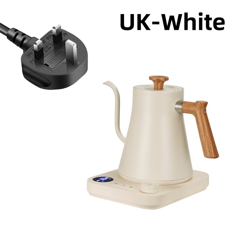 Умный электрочайник с постоянной температурой, портативный кофейник, нержавеющий чайник с гусиным носом, дорожный чайник, кофейник для ручного заваривания