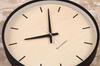 KATOMOKU plywood wall with continuous second clock, black, hand, km-50BK, 304mm (SKP radio-controlled clock)