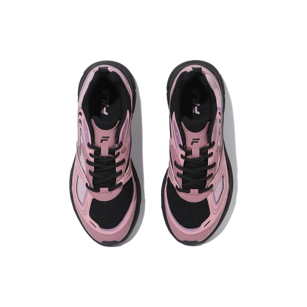 Fila Interrun Comfortable Trendy Low-Top Casual Shoes Women Sneakers Black Pink 1RM02699F_651