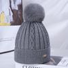 Women's Warm Knitted Hat Korean Style Versatile Plus Velvet Thickened Windproof Ear Protection Wool Hat