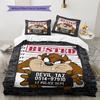 Tazmanian Devil Pattern Bedding,Quilt Set Quilt Cover Pillowcase Home Birthday Gift (1 * duvet cover + 2 * pillowcase, without core)
