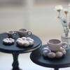 1 Set Fashion Nice-looking Smooth Surface Miniature Coffee Cup Mini Dollhouse Tea Mug Saucer Pretend Play Toy for Children