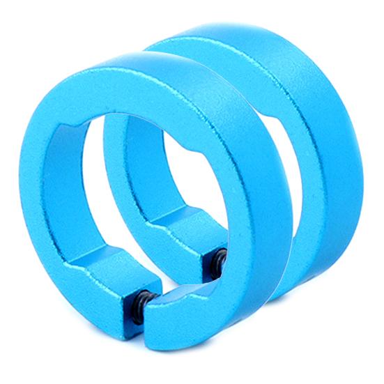 2 шт. Сменные алюминиевые сплавные велосипедные грипсы, ручки, стопорные кольца для МТБ