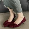 Female Shoes On Sale Fashion One Kick Women Pumps Autumn Pointed Toe Bow Tie Solid Sexy Dress Stilettos or Thin Heels Shoes