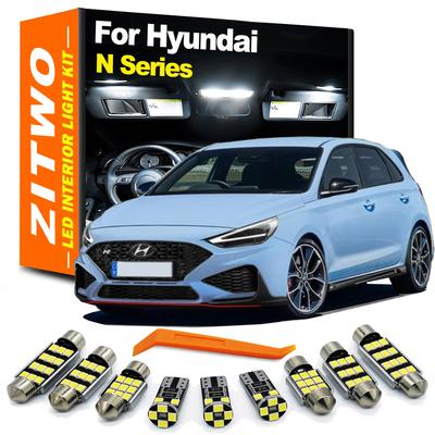 ZITWO Canbus Комплект светодиодных ламп для салона автомобиля Hyundai Серия N KONA N Elantra N Veloster N Sonata N i30N I20N i10N Светодиодная лампа