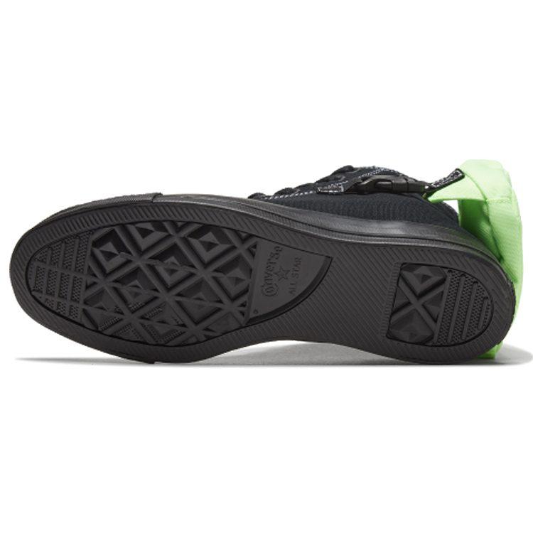 Кеды Converse Chuck Taylor All Star Buckle Up High 'Черный Призрачно-Зеленый' 168262C