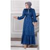 Stoney Jacquard Hijab Evening Dress