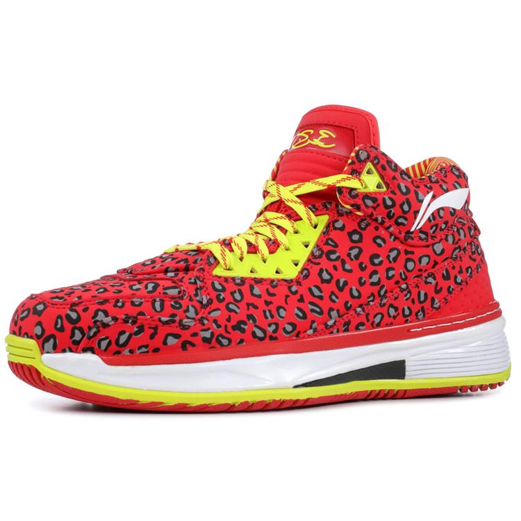 Li Ning WOW 2 Way Of Wade 2 Низкие Баскетбольные Кроссовки Мужские Красный Желтый Белый ABAH017-14