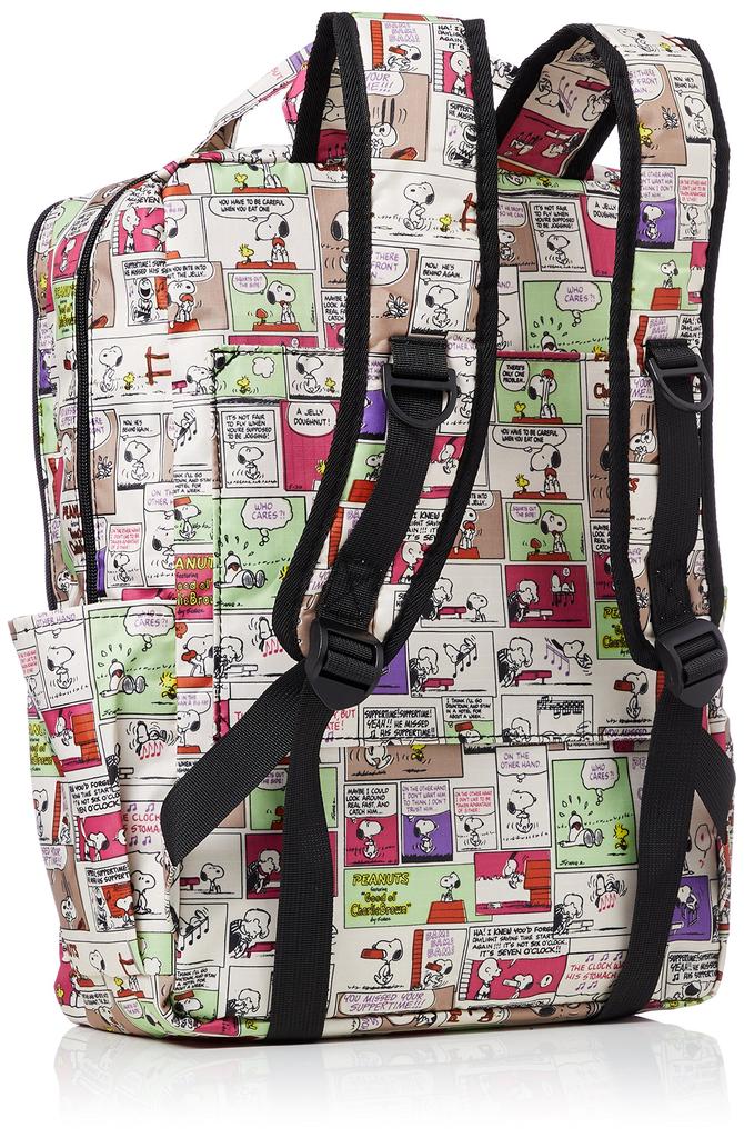Рюкзак Snoopy с ручкой, возможны 20 л, SNOOPY Hapitas HAP0103, 39 см, цвет комиксов [Hapitas], ручная кладь 0,48 кг HAP0103-PN-P PN23.
