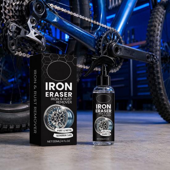 Iron Remover Spray for Car, Metal Surface Cleaner Coating, 120ml Rust Stain Remover for Wheels Brake Calipers, Waterless Wash Detailer