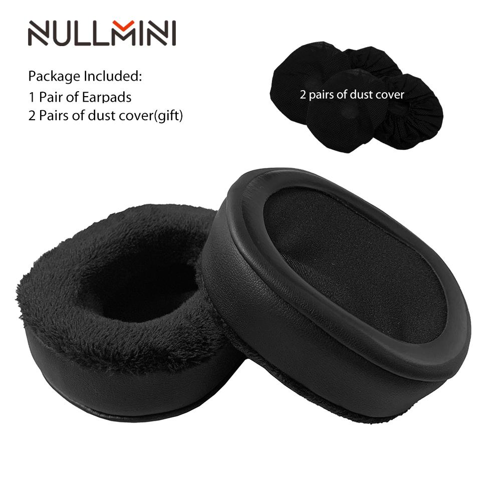 NullMini Replacement Earpads for Audio Technica ATH-MSR7 MSR7B DSR7BT MSR7NC MSR7SE Headphones Leather Sleeve Earphone Earmuff