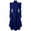 Vintage Slim Fit English Style Mid-length Women's Coat In Stock