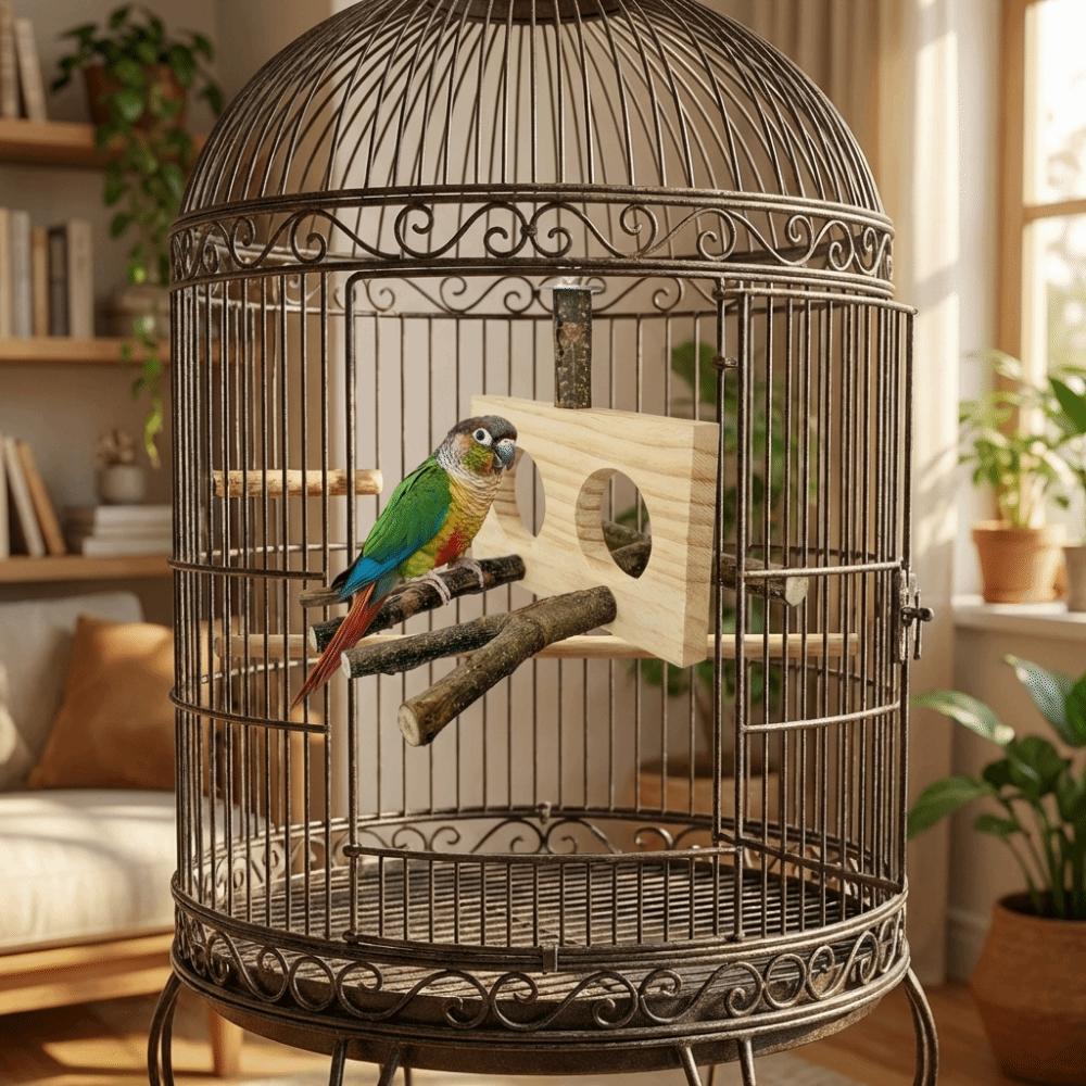 Detachable Parrot Parrot Perch Natural Bird Stand Perch For Parakeet Budgie Cockatoos