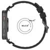 24mm Armor Watch Band for Coros Nomad/Garmin Venu X1/TicWatch Atlas Adjustable Silicone Strap