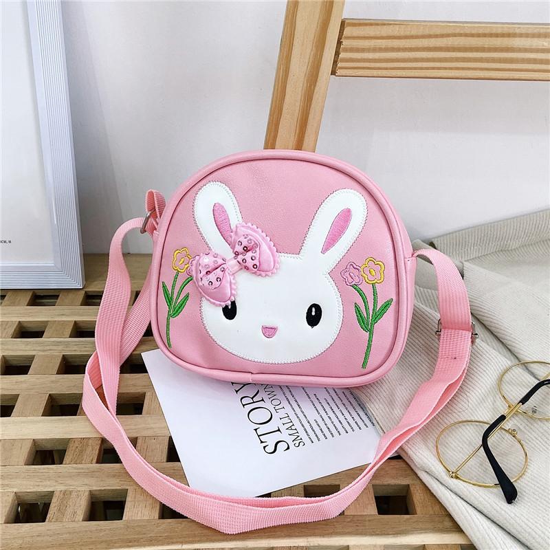 Rabbit Mouse And Shoulder Bag Adjustable Shoulder Strap Childrens Zipper Design