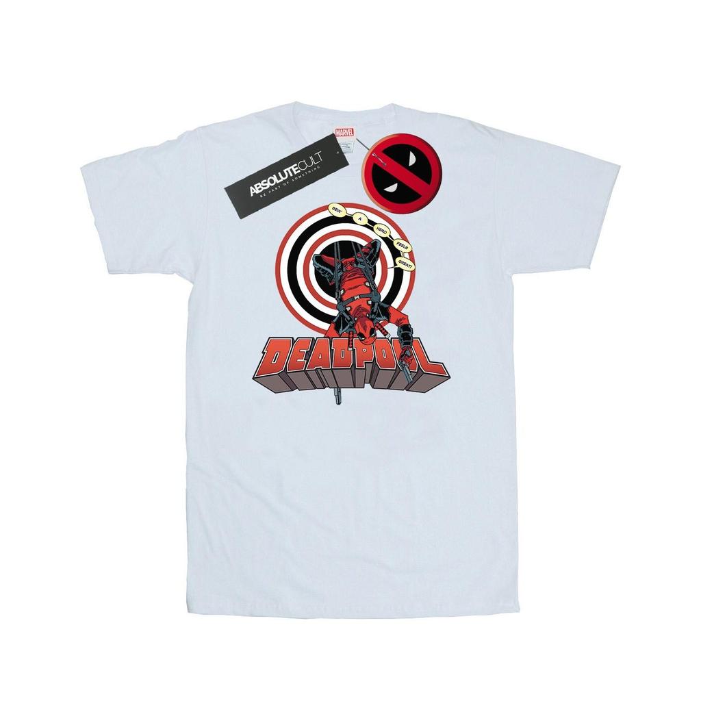 Marvel Mens Deadpool Upside Down T-Shirt
