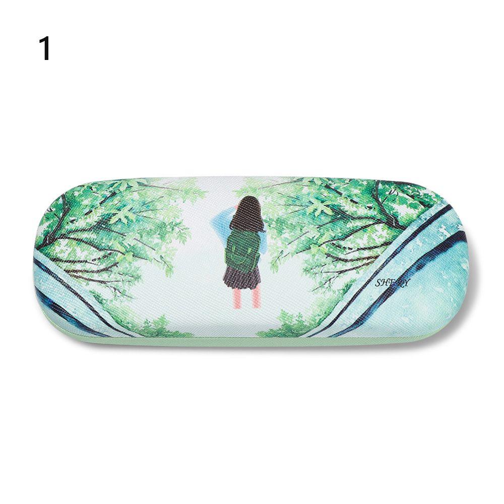 Офисные аксессуары Милый узор Футляр для очков Защитная шкатулка для очков Держатель для очков