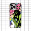 Японский чехол Hysteric Glamour для iPhone 16,15,14,13,12,11,8,7,Pro,Max,Plus,Mini,XS,SE, противоударный, черный, матовый, жесткий