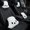 Car Headrest Neck Pillow Waist Rest Cute Plush Dog Backrest In the Car Lumbar Support Protector Cushion Auto Travel Accessories