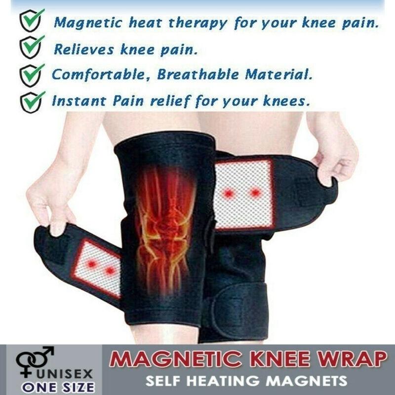 Регулируемые турмалиновые магнитные самонагревающиеся наколенники с турмалиновой терапией для поддержки колена