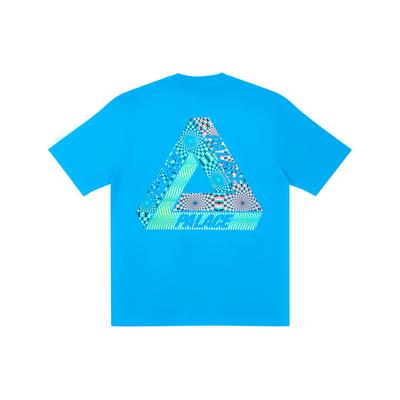 Palace Футболка унисекс с принтом «Три глаза» серии Ultimo FW21, синяя P21TS242