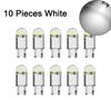 10 PCS Car LED COB Bulb T10 W5W Signal Light 12V 7500K White Auto Interior Dome Reading License Plate Lamps Wedge Side Bulbs