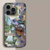 Чехол для телефона с картиной Клода Моне для iPhone 17 Air 15 Pro 14 Plus 16 Pro Max 17E 16E 12 13 Mini 11 Чехол Милый Fundas