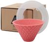 Ceramic Coffee Filter Ekubo One Drip Salmon Pink No Paper Filter Required Easy To Clean [Hasamiyaki] Ek-00012