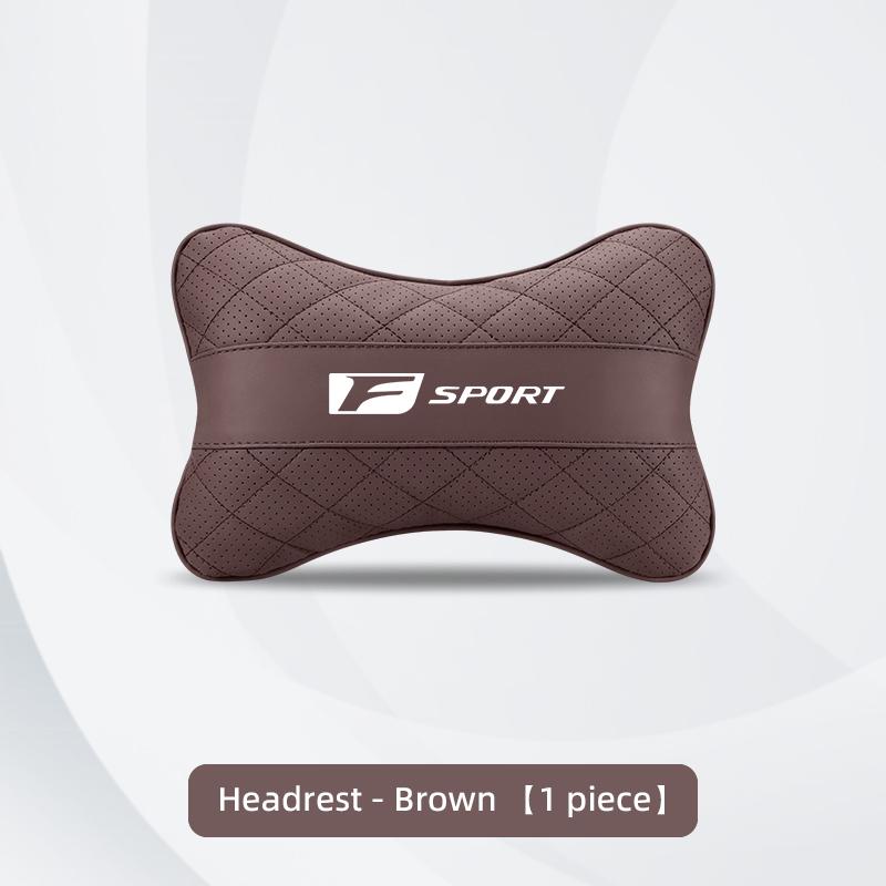 2026 Hot Interior Stickers Car Headrest Auto Seat Head Neck Rest Pillow Accessories For Lexus F SPORT ES RX NX LS UX LM LX GX LC