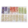 1 Box 18 Grids Colorful Rhinestones Crafting Rhinestone Set for Crafts Jewelry Clothing Phone Case