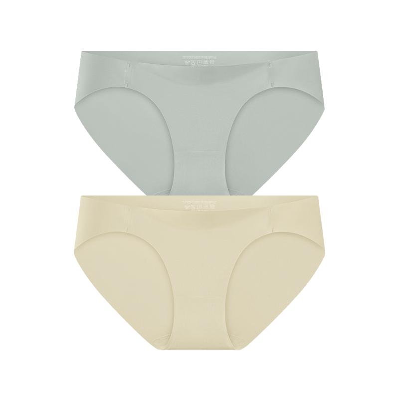 TERMEZY 2 шт./лот сексуальные бесшовные трусики Ice Silk с низкой посадкой t трусы женское дышащее нижнее белье удобные стринги нижнее белье