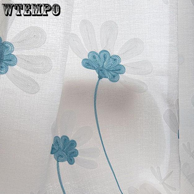 WTEMPO 2 шт. полузатеняющие оконные ширмы для гостиной, спальни, балкона, готовые шторы, дешевые солнцезащитные утолщенные белые марлевые шторы