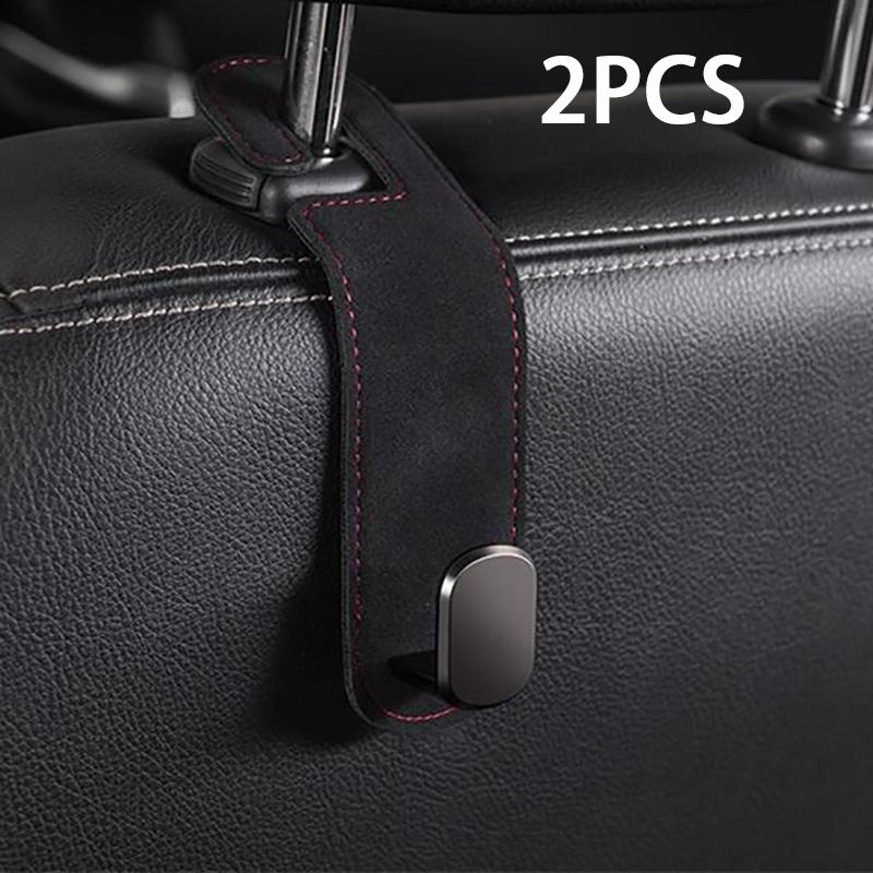 2Pcs Hook Hidden Car Seat Headrest Hook Auto Back Seat Organizer Hanger Handbag Clothes Bracket Car Interior Accessories