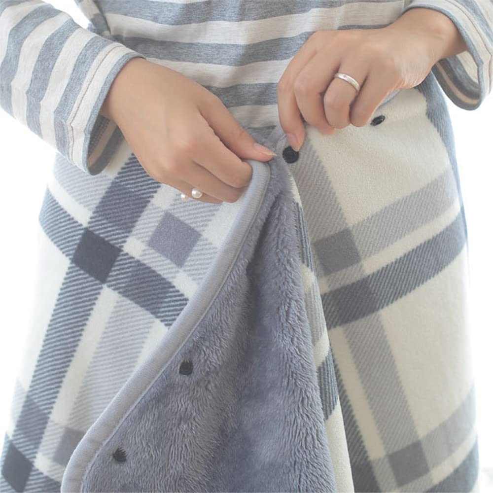 Rose Throw Large 3 Colors To Choose Blanket To Warm with Plaid Moisture Heat Antibacterial One Size Fits Most 80 X 135 CM Blanket, Size, From, 4-Way