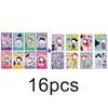 s New 8/16/24Pcs Cute KPop Demon Hunters Puzzle Stickers Make a Face Cartoon For DIY Phone Laptop Luggage Graffiti Decals