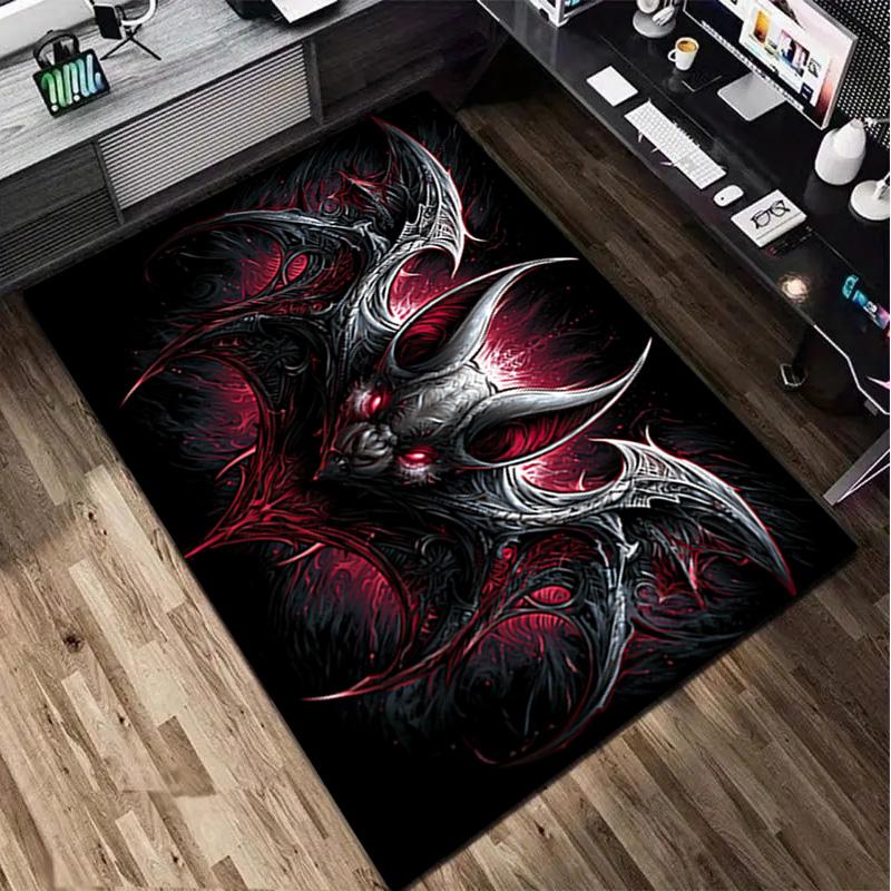 Halloween bat Print Rug - Computer Chair Area Rug home decoration Carpet For Living Room Bedroom Flooring Mat