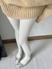 Side Twist Vertical Pattern Thin Pantyhose Children Autumn And Winter Wool Warm Leggings Do Not Fall Off The Gear Micro-Pressure Leggings