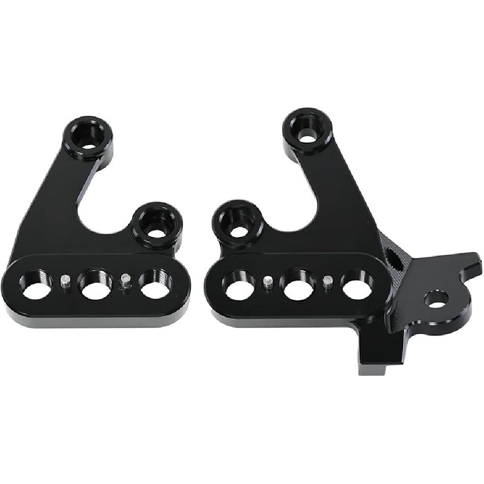 Pedal Mounting Bracket for Surron Light Bee X/S/X160/X260 Dirtbike Off-road Motorcycle Modified Sur-ron Parts (Black)