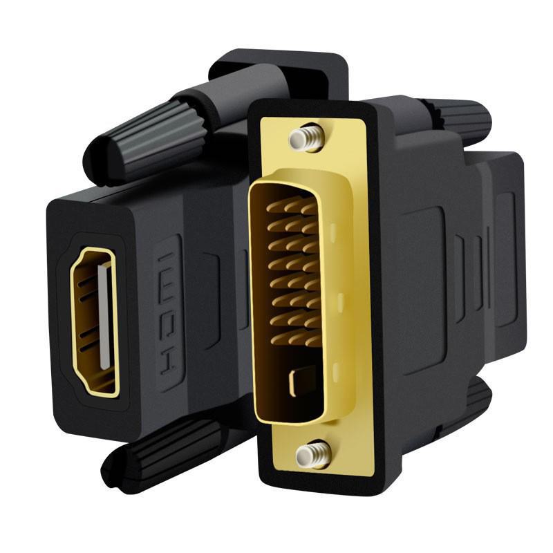 Двунаправленный адаптер HDMI-DVI 24+1 — для подключения телевизора, компьютера, монитора