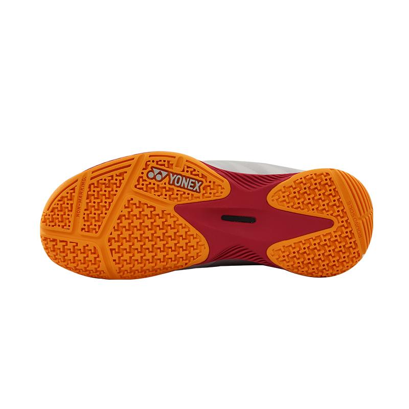 YONEX Comfort Z 3 Удобные Универсальные Широкая Посадка Нескользящие Низкие Бадминтонные Кроссовки Унисекс Кеды Бежево-Белый Красный SHBCFZ3WM-236