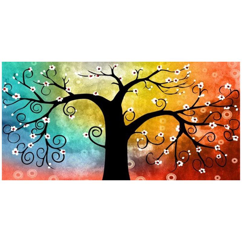 Современные абстрактные постеры и принты, настенная живопись на холсте, абстрактные золотые денежные деревья, картины для декора гостиной, без рамки